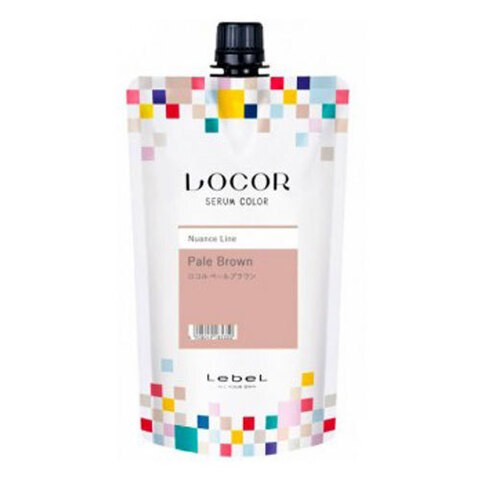 Lebel Locor Serum Color Pale Brown - Оттеночный краситель-уход Светло-коричневый