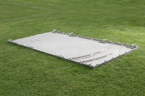 Металическая площадка для спортсменов-инвалидов Polanik PRN16-S0530