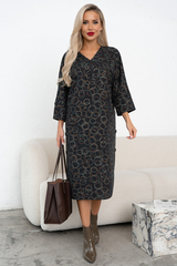 Платье Шарм (графит) Р11-1193/6 Nikol