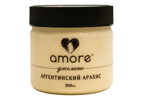 Мороженое AMORE аргентинский арахис, 300мл
