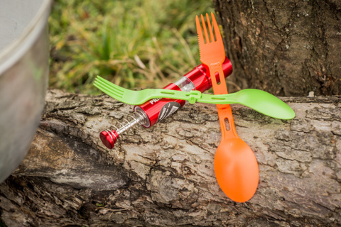 Картинка ложка-вилка Primus Folding Spork Red - 2