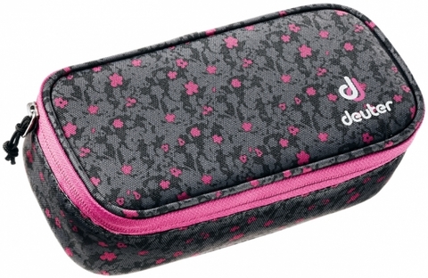 Картинка пенал Deuter School Pencil Case black flora - 1