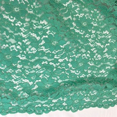 Ткань кружево кордовое цвет мятный  3358