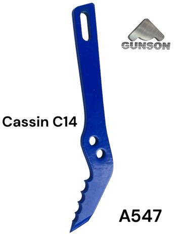 Зуб  Cassin C14/ 4мм/ 60С2A / t-30C/4мм/синий /вес 44 гр.