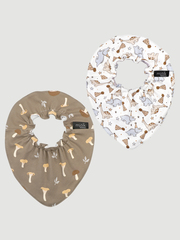 Сет из 2х нагрудников Mjölk Mini Карнавал/Грибочки