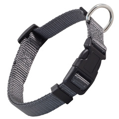 Triol ошейник со светоотражающей строчкой нейлоновый 