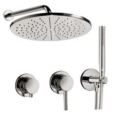 Palazzani IF064_80 Встроенный смеситель для душа + дивертер + душевой гарнитур + верхний душ фото