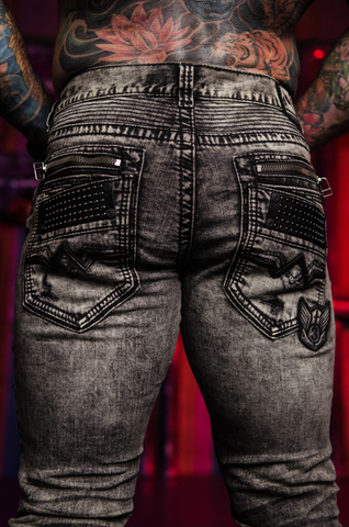 Affliction | Джинсы мужские GAGE FALLEN MATADOR 110SK058 задние карманы