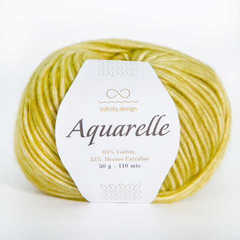 Пряжа Infinity Aquarelle 9544 оливковый