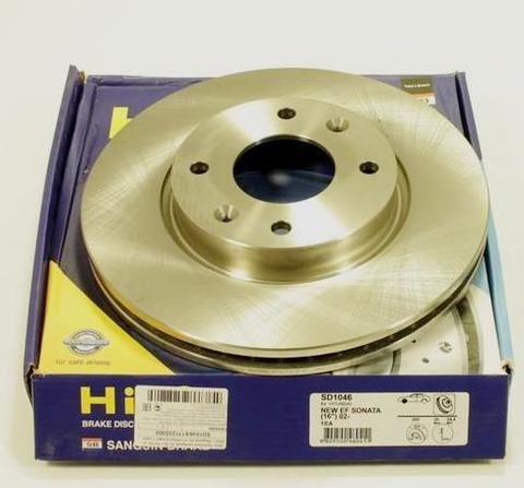 ДИСК ТОРМОЗНОЙ ПЕРЕДНИЙ ELANTRA XD 03-, SONATA EF HI-Q 280 ММ