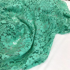 Ткань кружево кордовое цвет мятный  3358