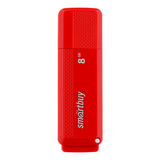 Флешка 8 GB USB 2.0 SmartBuy Dock (Красный)