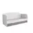 Кровать «Лавис» ДКД 2000.1 (белый/белый софт), ЛДСП\МДФ, ДСВ Мебель
