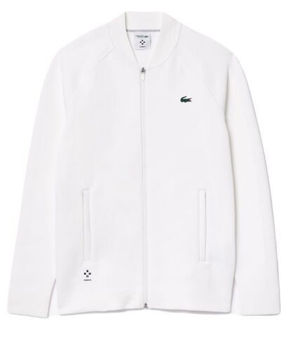 Куртка теннисная Lacoste Tennis x Daniil Medvedev Sportsuit Ultra-Dry Jacket - white