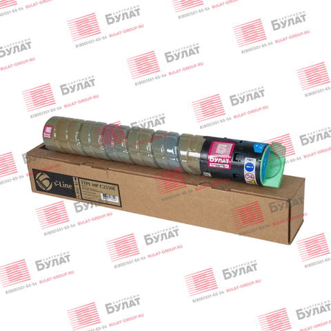 Тонер-картридж БУЛАТ s-Line MP C2550E (841197) для Ricoh Aficio MP C2030, MP C2550, MP C2551 (Голубой, 5500 стр.)