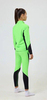 Детский раздельный гоночный комбинезон NordSki Jr.Base Lime/Black