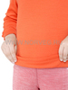 Комплект термобелья из шерсти мериноса Norveg Soft City Style Orange-Black детский