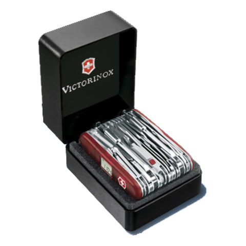 Нож Victorinox SwissChamp XAVT, 91 мм, 81 функция, красный (подар. упаковка)