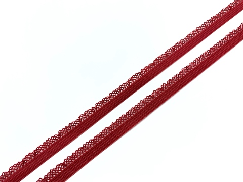 Резинка отделочная темно-красная 11 мм (цв. 101), K-290/11