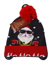 Шапка новогодняя со светодиодными лампочками.