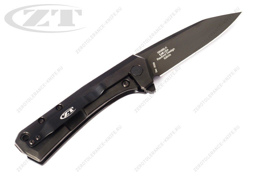 Нож Zero Tolerance 0808BLK First 9 Rexford - фотография 