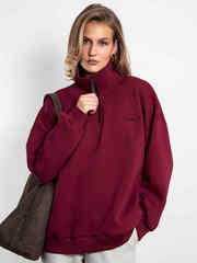 Свитшот на молнии Everest Бордо