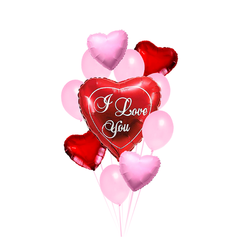 Букет шаров "I Love You"