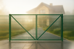 Ворота 3Д наружнее открывание ВР 1500.4000(/ворота/петли/упоры/проушина)