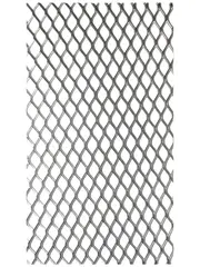 Решетка радиатора (сетка) 120х20см ячейки 7х4мм серебристая