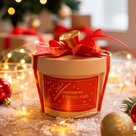 Чай в подарочной крафт-упаковке 