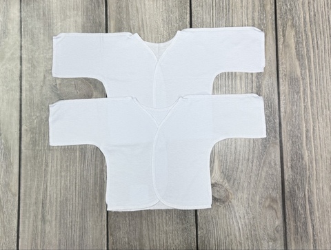 Распашонка белая д/новорожденных (кулир) РАСПРОДАЖА