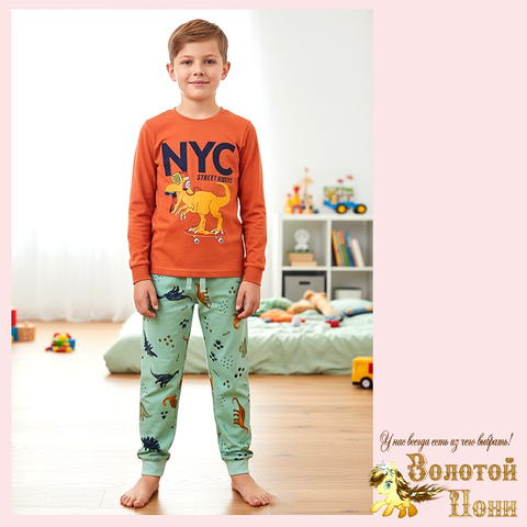 Пижама хлопок м (9-12) 251204-W2002