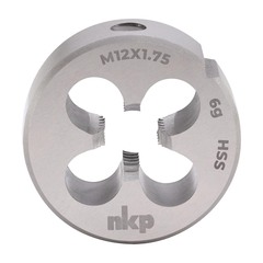 Плашка М12х1,75 DINEN22568 HSS 6g 38х14мм NKP 240120N