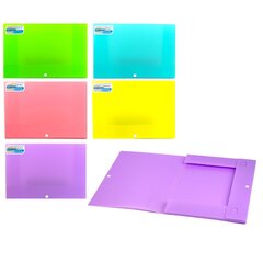 
          Папка на кнопке Sahand, A4, 240х320х10, 500 мкм, карман для визитки, ассорти, матовая, "Ice"