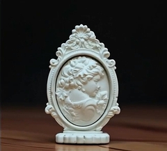 Силиконовый молд Камея Девушка № 32