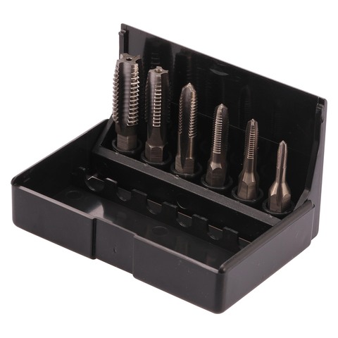 Набор метчиков для шуруповерта M3 -M10 HSS-G 6пр Volkel 67010