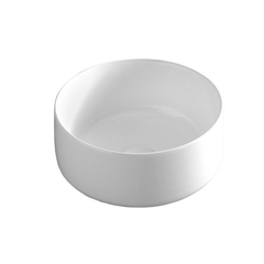 ArtCeram COL004 05 34 ArtCeram COGNAC Раковина настольная Ø 35 см, цвет матовый белый, Saniglaze фото