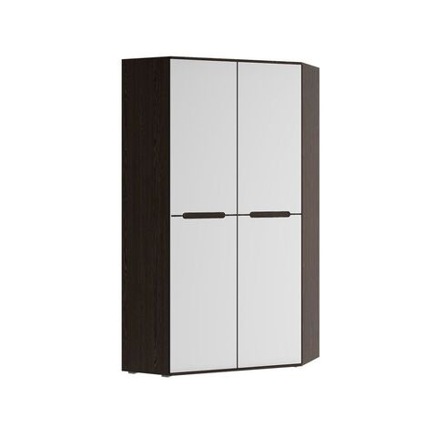 С/Г Ким Шкаф угловой универсальный (Белый глянец холодный, венге)