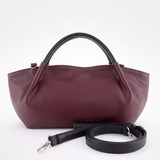 Сумка Саломея 362 наппа бордо + черный