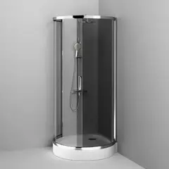 Душевое ограждение 95x95, тонированное стекло без поддона, AM.PM Like - W83G-333-095CG