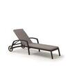 Шезлонг-лежак плетеный Afina A35A2-W53 Brown с матрасом