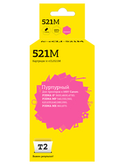 IC-CCLI-521M Картридж T2 для Canon PIXMA iP3600/4600/4700/MP540/620/630/980, пурпурный, с чипом