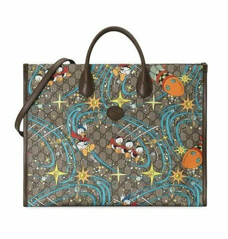 Сумка-тоут дональда дака Disney X Gucci