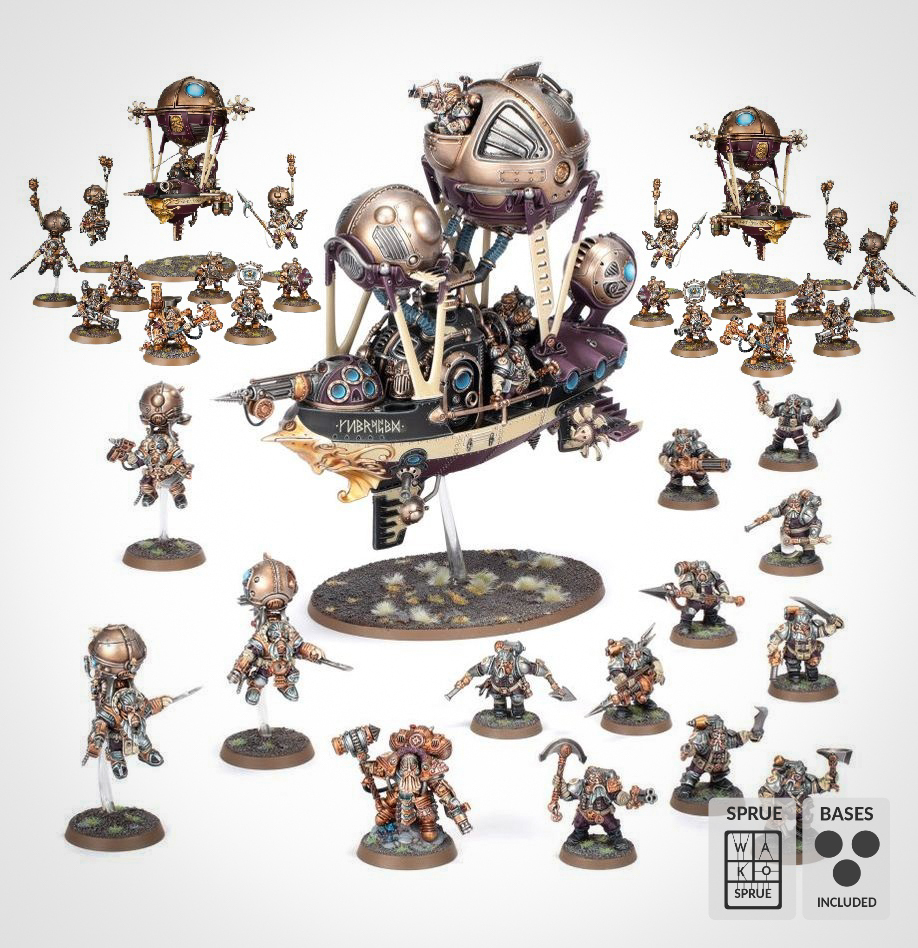 [Wako-box Battleforce] Kharadron Overlords Arkanaut Armada