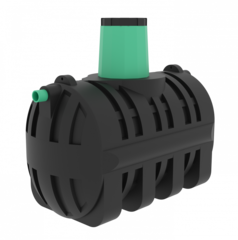 Подземная емкость Мультпласт 2.5 2500 л. горизонтальный (2150x1240x1930см;100кг;черный) - арт.555470