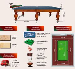 Бильярдный стол для пула 