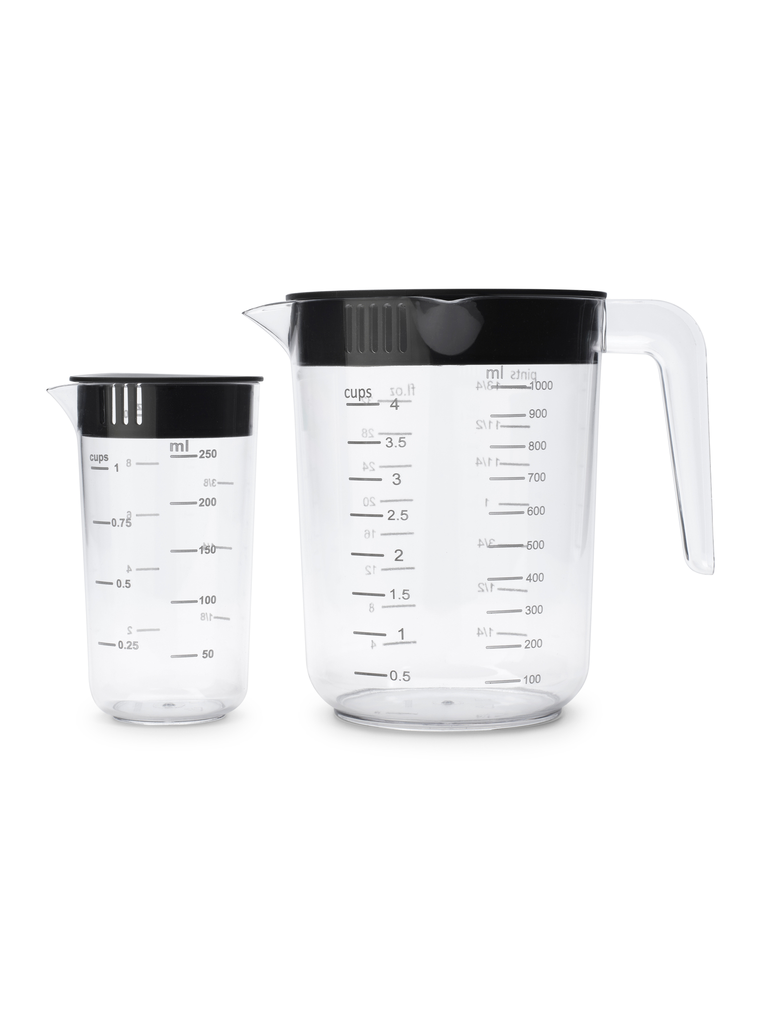 Набор мерных стаканов Tasty+ ( 2 пр.), Прозрачный, арт. 229480 - фото 3