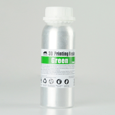 Фотополимер Wanhao, зелёный (250 мл)