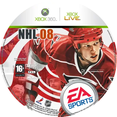 Нхл на 360. Диск хоккей на Xbox 360. Диски с NHL на иксбокс. NHL 08 Cover. Xbox 360 как играть хоккей.