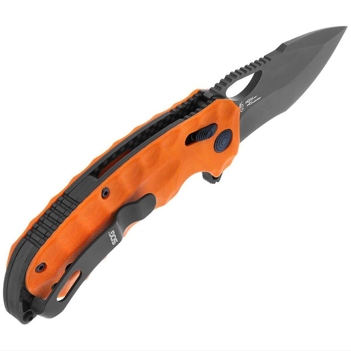 Туристический складной нож SOG, 12-27-03-57 Kiku XR LTE Orange G10 ...